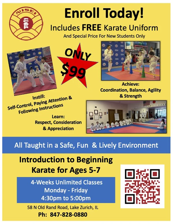 Karate Ages 5 - 7